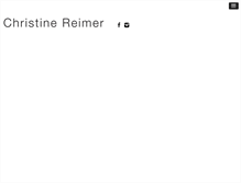 Tablet Screenshot of christinereimer.ca